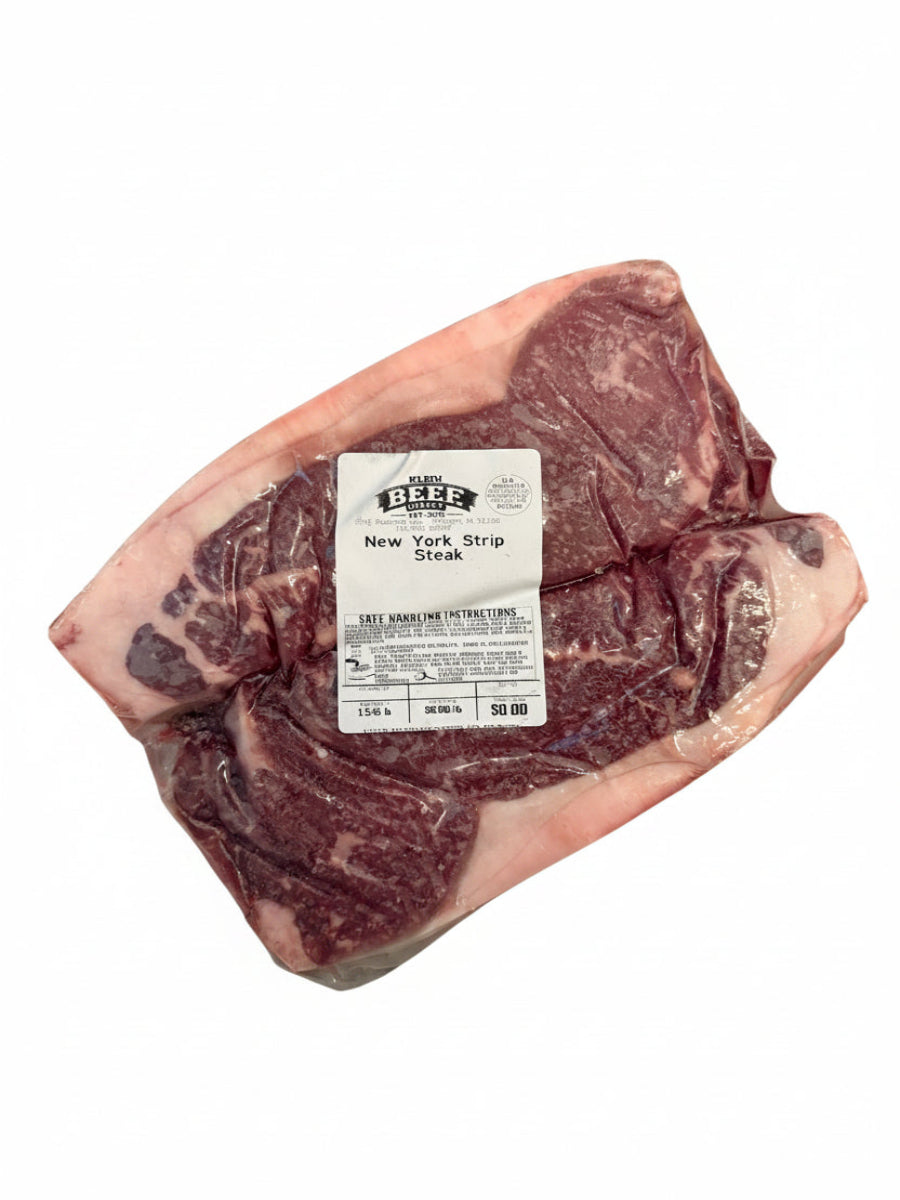 New York Strip Steak Box – Farm Fresh Beef from Iowa | Klein Beef Direct